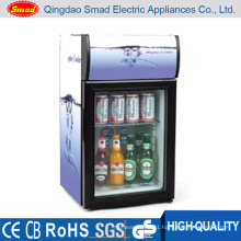 Beverage Display Refrigerator Counter Top Glass Door Fridge